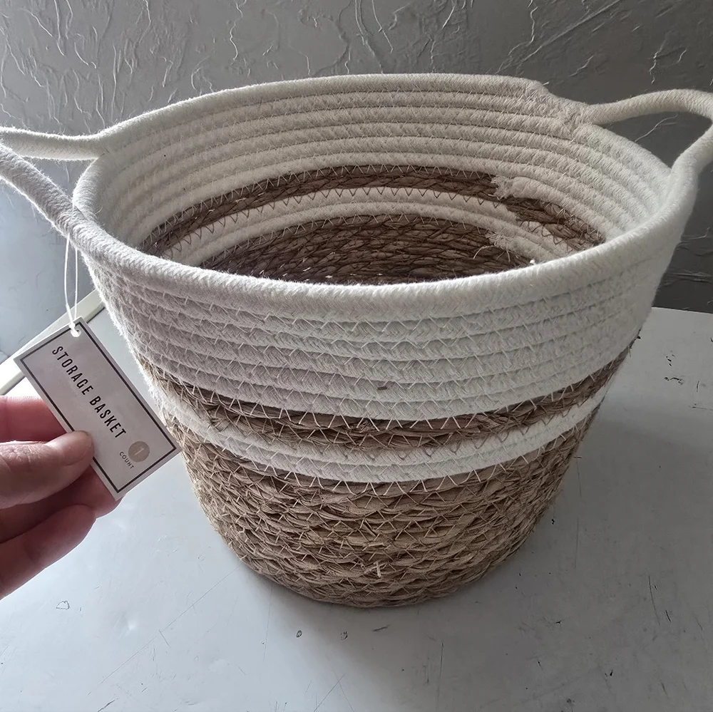 Storage Basket New With Tags